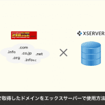 お名前.comで取得したドメインをエックスサーバーで使用方法（設定方法）