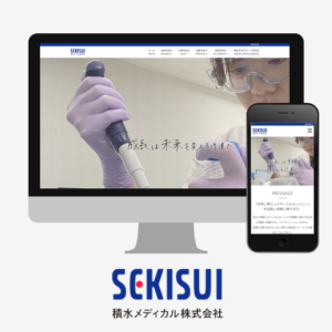積水メディカル　リクルートサイト：制作実績