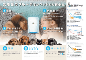 ブルーデオペット向けカタログ中面
