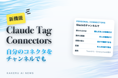 Claude Tag Connectors 自分のコネクタをチャンネルでも