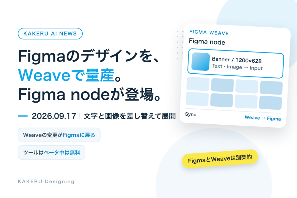 FigmaのデザインをWeaveで量産。Figma nodeで文字と画像を差し替えて展開できるように