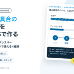 進み具合のバーをCSSで作る。しま模様のバー・progress要素・ステップ表示の見本とコード