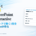 速報 PowerPoint Interactive クリックで動く1枚をCopilotが作る